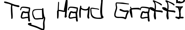 Tag Hand Graffiti Trash font preview